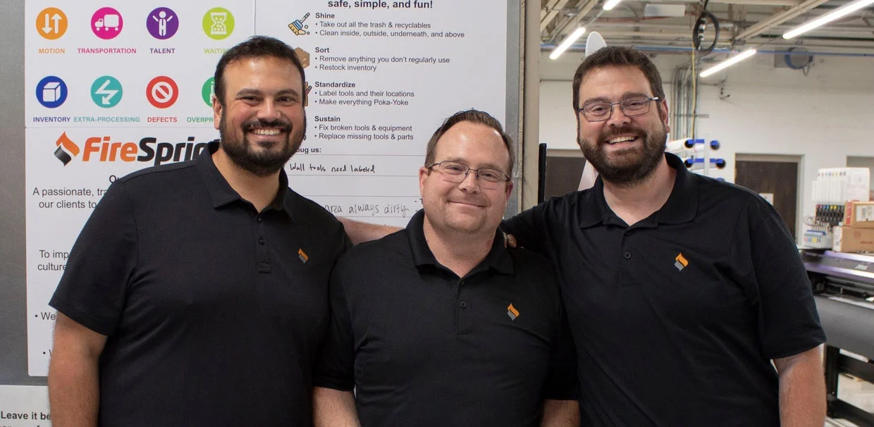 James, Mark & Gene - Co-Owners of FireSprint Co-Owners of FireSprint