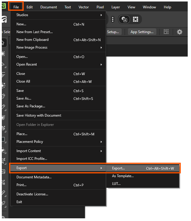 File Export