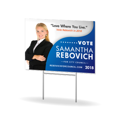 Digitally Printed Yard Signs Promotional Product Self Promo Points