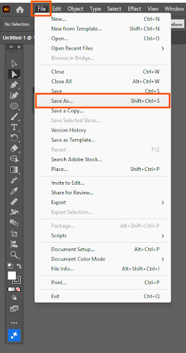 File Save As