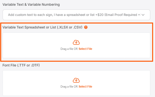 Variable Spread