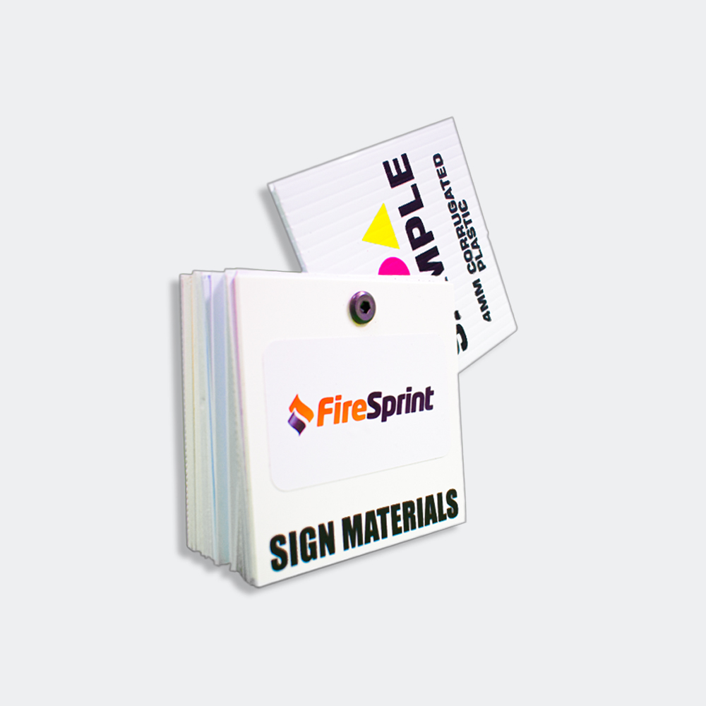 Swatch Book of Sign Materials